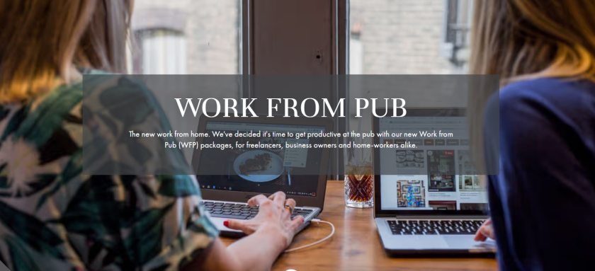 Youngs - working from the pub package