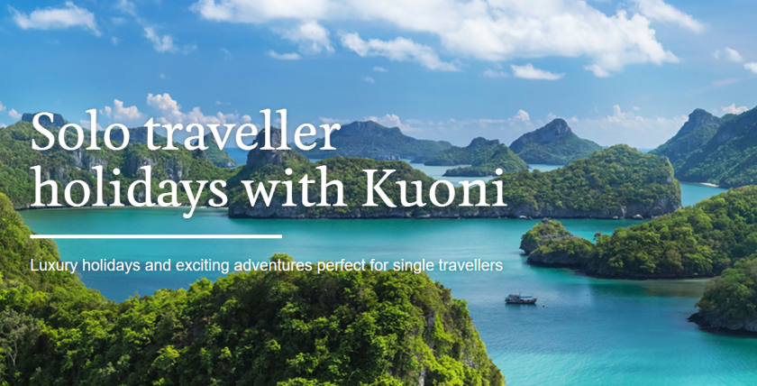 Kuoni - luxury holidays and exciting adventures perfect for single travellers